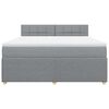 vidaXL &Kappa;&rho;&epsilon;&beta;ά&tau;&iota; Boxspring &mu;&epsilon; &Sigma;&tau;&rho;ώ&mu;&alpha; &Alpha;&nu;&omicron;&iota;&chi;&tau;ό &Gamma;&kappa;&rho;&iota; 180x200 &epsilon;&kappa;. &Upsilon;&phi;&alpha;&sigma;&mu;ά&tau;&iota;&nu;&omicron;