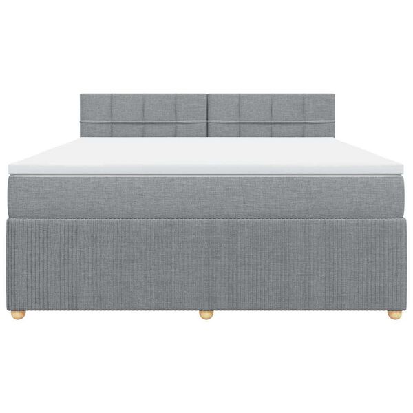 vidaXL &Kappa;&rho;&epsilon;&beta;ά&tau;&iota; Boxspring &mu;&epsilon; &Sigma;&tau;&rho;ώ&mu;&alpha; &Alpha;&nu;&omicron;&iota;&chi;&tau;ό &Gamma;&kappa;&rho;&iota; 180x200 &epsilon;&kappa;. &Upsilon;&phi;&alpha;&sigma;&mu;ά&tau;&iota;&nu;&omicron;