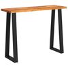 vidaXL &Tau;&rho;&alpha;&pi;έ&zeta;&iota; &Kappa;&omicron;&nu;&sigma;ό&lambda;&alpha; &mu;&epsilon; Live Edge 110x35x80 &epsilon;&kappa;. &Mu;&alpha;&sigma;ί&phi; &Xi;ύ&lambda;&omicron; &Alpha;&kappa;&alpha;&kappa;ί&alpha;&sigmaf;