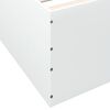 vidaXL Πλαίσιο Κρεβατιού Λευκό 160x200 εκ. Επεξεργασμένο Ξύλο