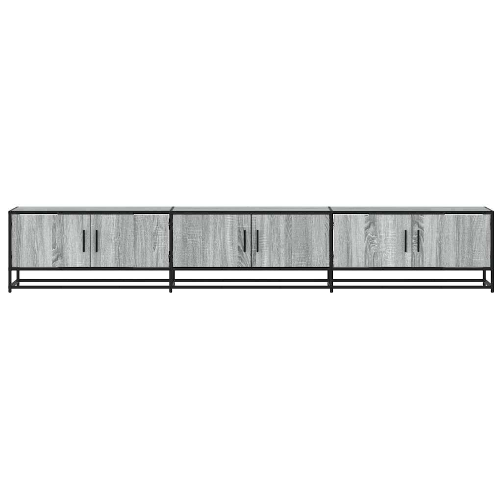 vidaXL Έπιπλο Τηλεόρασης Γκρι Sonoma 240x35x41 εκ. από Επεξεργ. Ξύλο
