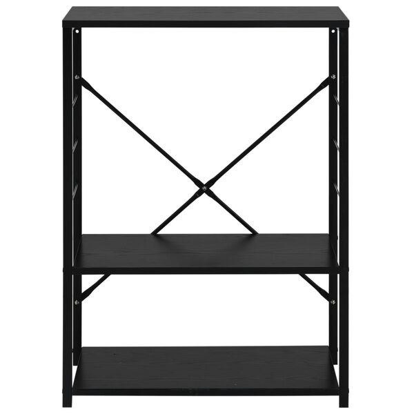 vidaXL Ντουλάπι Φούρνου Μικροκυμάτων Μαύρο 60x39,6x79,5 εκ. Επεξ. Ξύλο