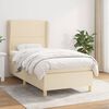 vidaXL &Kappa;&rho;&epsilon;&beta;ά&tau;&iota; Boxspring &mu;&epsilon; &Sigma;&tau;&rho;ώ&mu;&alpha; &Kappa;&rho;&epsilon;&mu; 90x190 &epsilon;&kappa;.&Upsilon;&phi;&alpha;&sigma;&mu;ά&tau;&iota;&nu;&omicron;