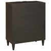 vidaXL Πλαϊνό γραφείο Μαύρο και Χρυσό 60 x 33 x 75 cm