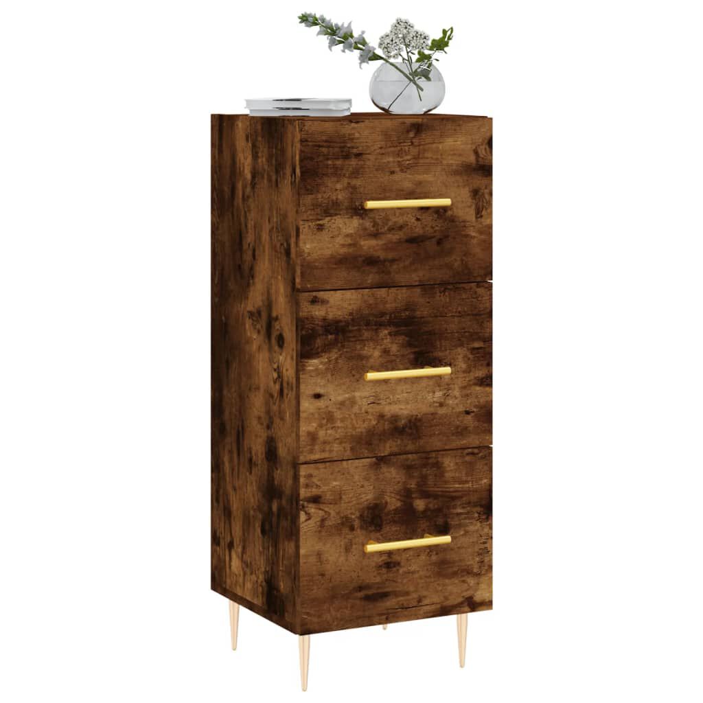 vidaXL Ντουλάπι Καπνιστή Δρυς 34,5 x 34 x 90 εκ. Επεξεργασμένο Ξύλο