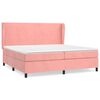 vidaXL &Kappa;&rho;&epsilon;&beta;ά&tau;&iota; Boxspring &mu;&epsilon; &Sigma;&tau;&rho;ώ&mu;&alpha; &Rho;&omicron;&zeta; 200x200 &epsilon;&kappa;. &Beta;&epsilon;&lambda;&omicron;ύ&delta;&iota;&nu;&omicron;