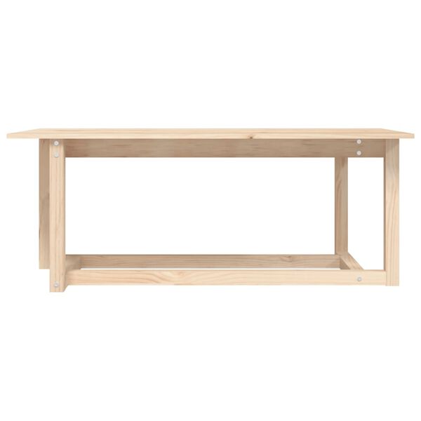 vidaXL Τραπεζάκι Σαλονιού 110 x 55 x 45 εκ. από Μασίφ Ξύλο Πεύκου