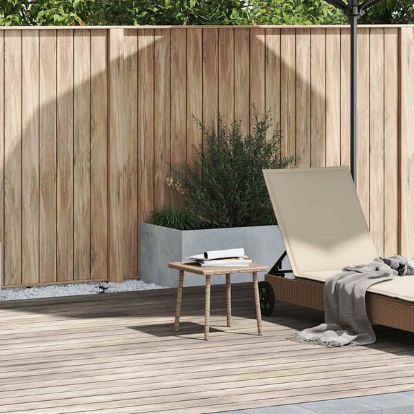 vidaXL &Kappa;ή&pi;&omicron;&sigmaf; &Tau;&rho;&alpha;&pi;&epsilon;&zeta;ά&kappa;&iota; &sigma;&alpha;&lambda;&omicron;&nu;&iota;&omicron;ύ &omicron;&rho;&theta;&omicron;&gamma;ώ&nu;&iota;&omicron; &mu;&pi;&epsilon;&zeta; 40x40x37 cm Poly Rattan