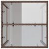vidaXL Τραπέζι Μπαρ Εξ. Χώρου Καφέ 70x70x110 εκ. Συνθετικό Ρατάν
