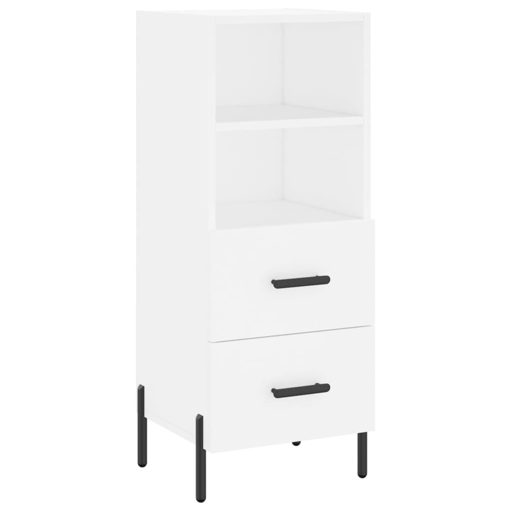 vidaXL Ντουλάπι Λευκό 34,5 x 34 x 90 εκ. από Επεξεργασμένο Ξύλο