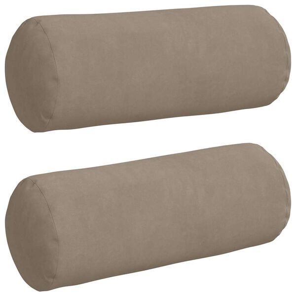 vidaXL &Mu;&alpha;&xi;&iota;&lambda;ά&rho;&iota;&alpha; &Sigma;&tau;ή&rho;&iota;&gamma;&mu;&alpha; 2 pcs Taupe &Oslash; 15 x 40 &epsilon;&kappa; Ύ&phi;&alpha;&sigma;&mu;&alpha; &Mu;&iota;&kappa;&rho;&omicron;ΐ&nu;&alpha;&sigmaf;