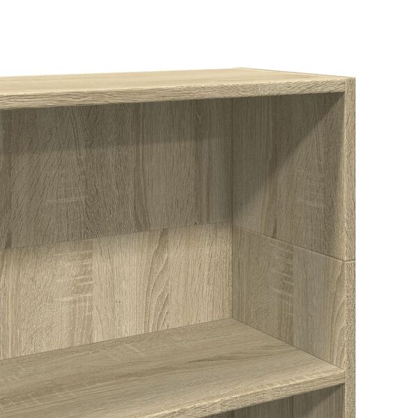 vidaXL Βιβλιοθήκη Sonoma Δρυς 80x24x109 εκ. από Επεξεργασμένο Ξύλο