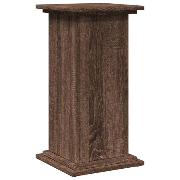vidaXL Βάση Οθόνης με Αποθ. Καφέ Δρυς 31x30x60 εκ. Επεξεργασμένο Ξύλο