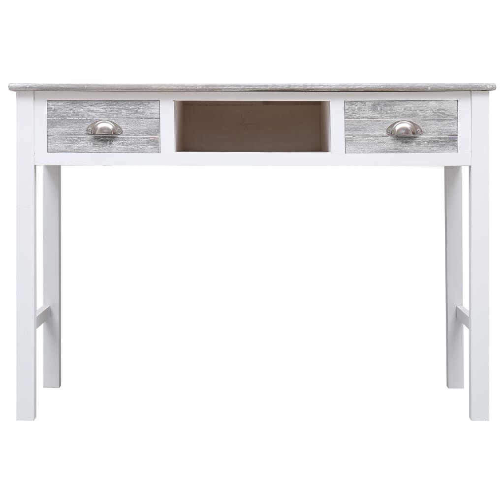 vidaXL Γραφείο Γκρι 110 x 45 x 76 εκ. Ξύλινο