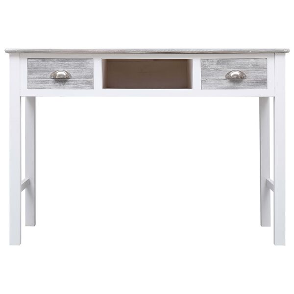 vidaXL Γραφείο Γκρι 110 x 45 x 76 εκ. Ξύλινο