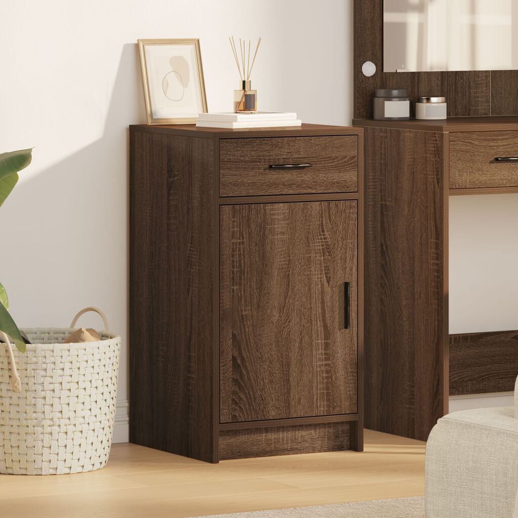 vidaXL Στρατηγός Καφέ Δρυς 40x41x75 εκ. Συνθετικό Ξύλο