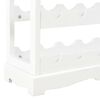 vidaXL Κάβα Κρασιών Λευκή 70 x 22,5 x 70,5 εκ. από MDF