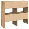 vidaXL Ράφια παπουτσιών 2 τμχ στοιβαζόμενα Artisan Oak 89,5x30x40 cm
