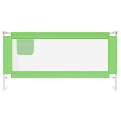 vidaXL Μπάρα Κρεβατιού Προστατευτική Πράσινη 180 x 25 εκ. Υφασμάτινη