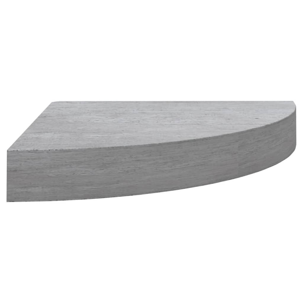 vidaXL Ράφια Τοίχου Γωνιακά 2 τεμ. Δρυς/Λευκό 25 x 25 x 3,8 εκ από MDF