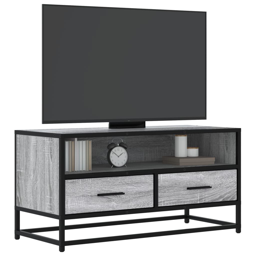 vidaXL Έπιπλο Τηλεόρασης Γκρι Sonoma 80x34,5x40 εκ. Επεξ. Ξύλο