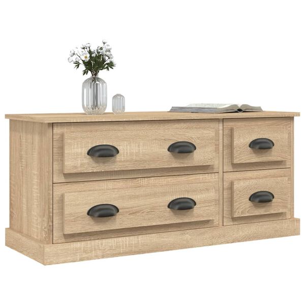 vidaXL Έπιπλο Τηλεόρασης Sonoma Δρυς 100x35,5x45 εκ. Επεξ. Ξύλο