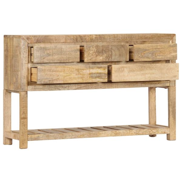 vidaXL Κονσόλα 120 x 30 x 75 εκ. από Μασίφ Ξύλο Μάνγκο
