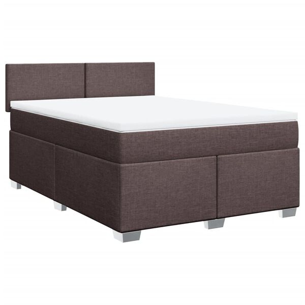 vidaXL &Kappa;&rho;&epsilon;&beta;ά&tau;&iota; Boxspring &mu;&epsilon; &Sigma;&tau;&rho;ώ&mu;&alpha; &Sigma;&kappa;&omicron;ύ&rho;&omicron; &Kappa;&alpha;&phi;έ 140x200 &epsilon;&kappa; &Upsilon;&phi;&alpha;&sigma;&mu;ά&tau;&iota;&nu;&omicron;