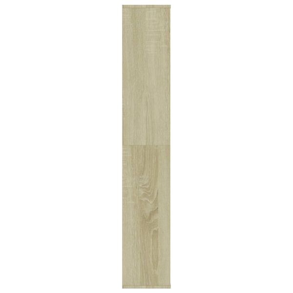 vidaXL Διαχωριστικό/Βιβλιοθήκη Sonoma Δρυς 100x24x140 εκ. Επεξ. Ξύλο