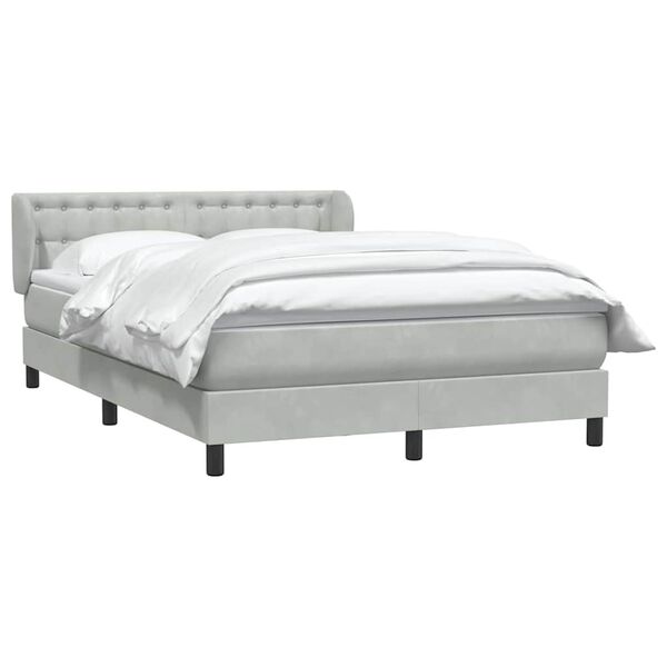 vidaXL &Kappa;&rho;&epsilon;&beta;ά&tau;&iota; Boxspring &mu;&epsilon; &Sigma;&tau;&rho;ώ&mu;&alpha; &Alpha;&nu;&omicron;&iota;&chi;&tau;ό &Gamma;&kappa;&rho;&iota; 140x220 &epsilon;&kappa;. &Beta;&epsilon;&lambda;&omicron;ύ&delta;&iota;&nu;&omicron;