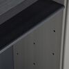 vidaXL Κάδος Απορριμάτων Κήπου Γκρι/Μαύρο 68x40x85 εκ. Πολυπροπυλένιο