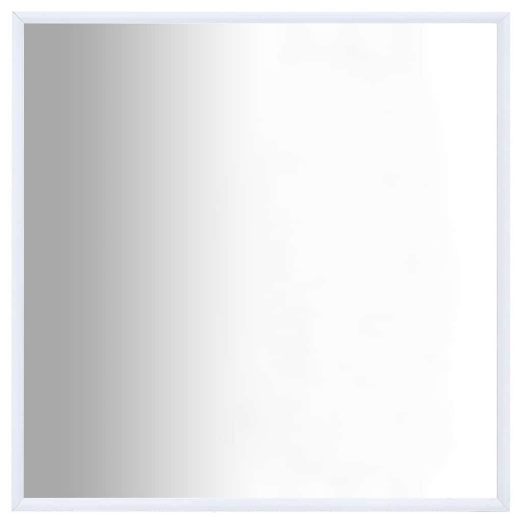 vidaXL Καθρέφτης Λευκός 60 x 60 εκ.