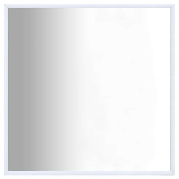 vidaXL Καθρέφτης Λευκός 60 x 60 εκ.