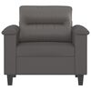 vidaXL Πολυθρόνα Γκρι 60 εκ. Συνθετικό δέρμα