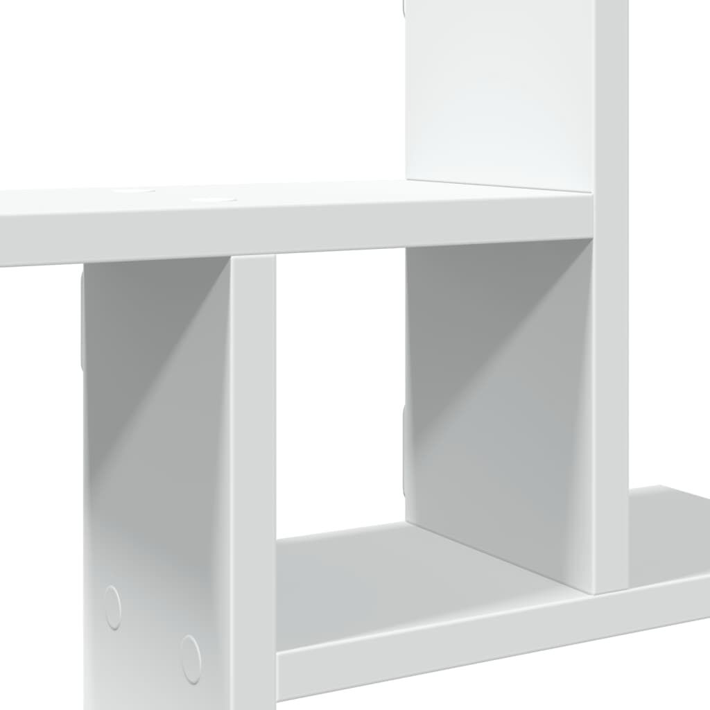 vidaXL Ραφιέρες Τοίχου 2 τεμ. Λευκές 50x12x50 εκ. από Επεξ. Ξύλο