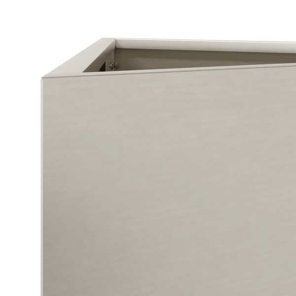 vidaXL Ζαρντινιέρα Κήπου Τρίγωνο 30x26x75εκ Ατσάλι σκληρυθέν στον αέρα