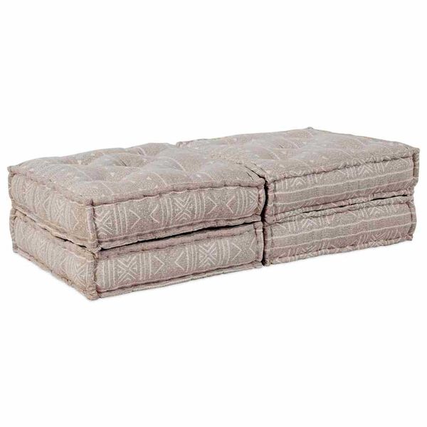 vidaXL Μαξιλάρι 2 pcs Καφέ 70 x 70 x 36 εκ Πολυεστέρας