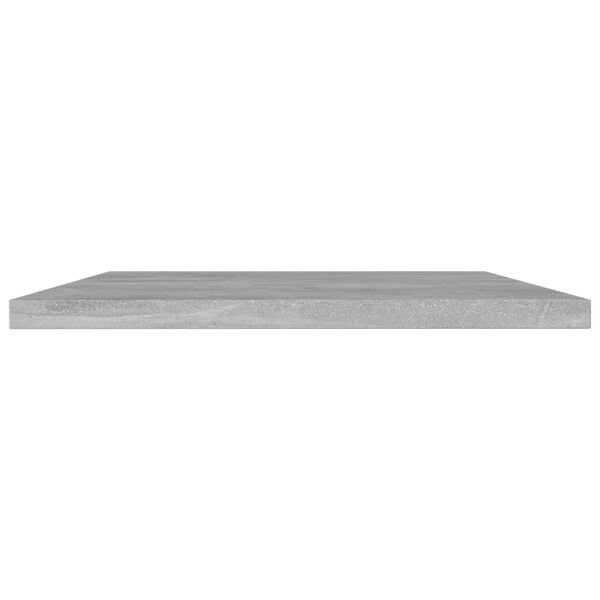 vidaXL Ράφια Βιβλιοθήκης 8 τεμ. Γκρι Σκυροδ. 60x40x1,5 εκ. Μοριοσανίδα
