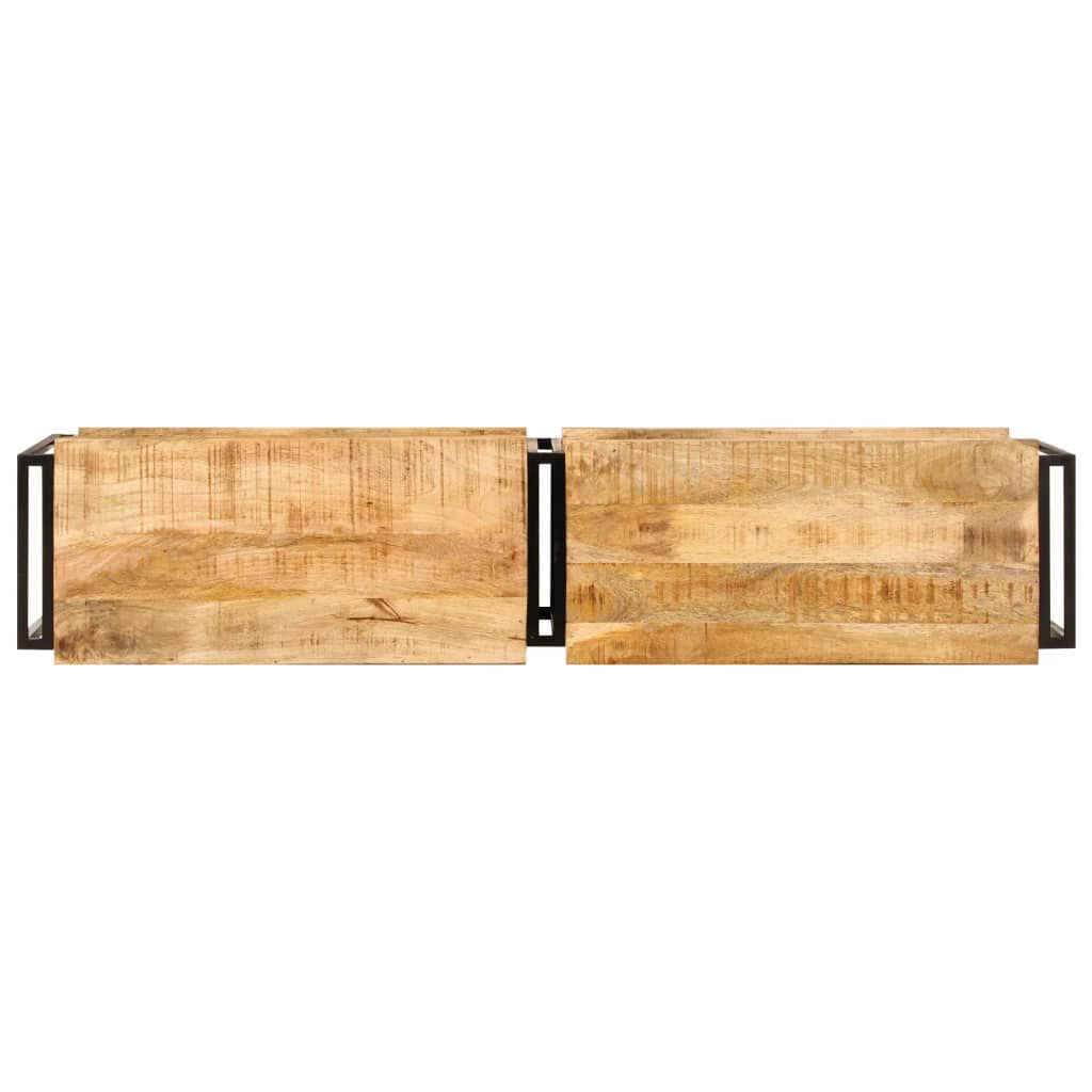 vidaXL Έπιπλο Τηλεόρασης 140 x 30 x 40 εκ. από Μασίφ Ξύλο Μάνγκο