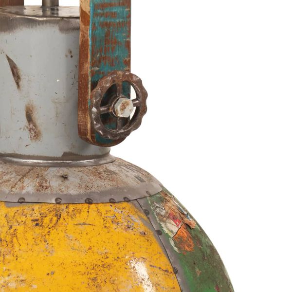 vidaXL Φωτιστικό Industrial Στρογγυλό 25 W Πολύχρωμο 30 εκ. Ε27