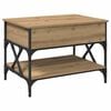 vidaXL &Tau;&rho;&alpha;&pi;&epsilon;&zeta;ά&kappa;&iota; &sigma;&alpha;&lambda;&omicron;&nu;&iota;&omicron;ύ Artisan Oak 70x50x50&epsilon;&kappa; &Epsilon;&pi;&epsilon;&xi;&epsilon;&rho;&gamma;&alpha;&sigma;&mu;έ&nu;&omicron; &Xi;ύ&lambda;&omicron;