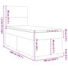 vidaXL &Kappa;&rho;&epsilon;&beta;ά&tau;&iota; Boxspring &mu;&epsilon; &Sigma;&tau;&rho;ώ&mu;&alpha; &Mu;&pi;&lambda;&epsilon; 100x200 &epsilon;&kappa;. &Beta;&epsilon;&lambda;&omicron;ύ&delta;&iota;&nu;&omicron;