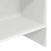 vidaXL Βιβλιοθήκη Λευκή 60 x 35 x 180 εκ. από Επεξ. Ξύλο
