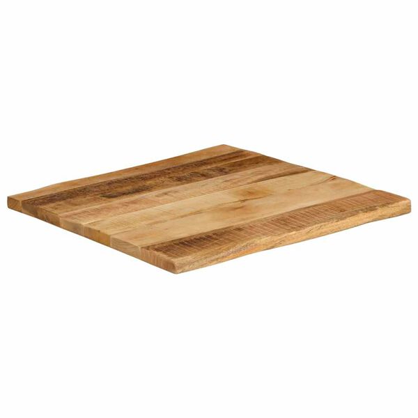 vidaXL Επιφάνεια Τραπεζιού 40x40x2,5 εκ. Live Edge Μασίφ Ξύλο Μάνγκο