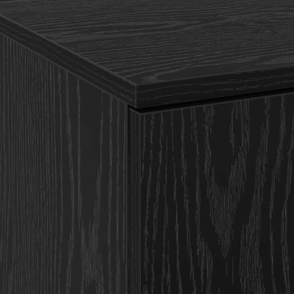 vidaXL Ντουλάπι Μαύρου Δρύος 60x35x180 cm Επεξεργασμένο Ξύλο