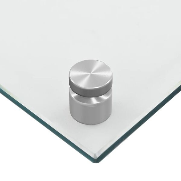vidaXL Πλάτες Κουζίνας 2 τεμ. Διαφανής 70 x 60 εκ. από Ψημένο Γυαλί
