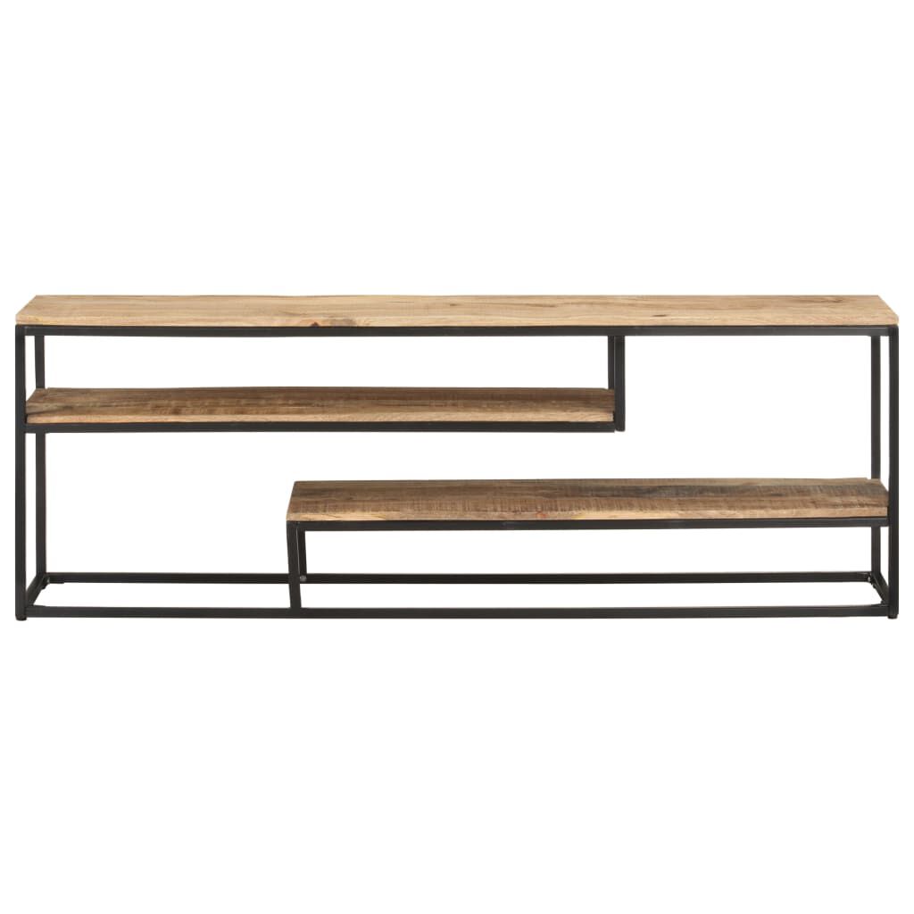 vidaXL Έπιπλο Τηλεόρασης 130 x 30 x 45 εκ. από Ακατέργαστο Ξύλο Μάνγκο