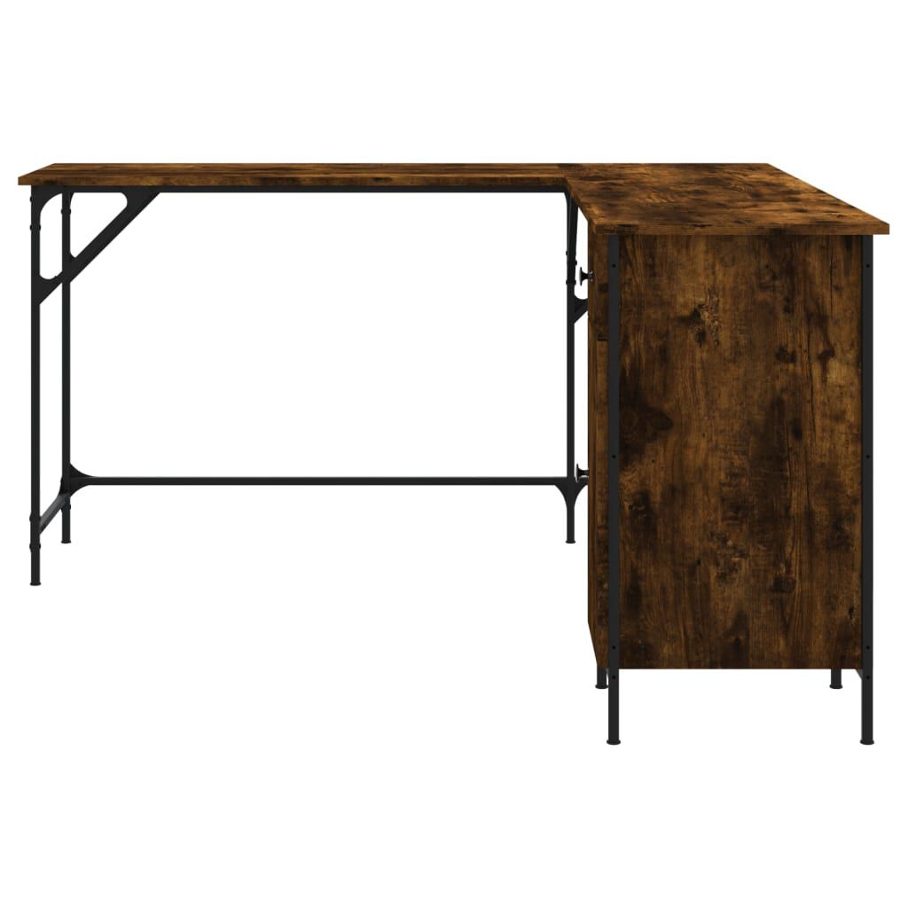vidaXL Γραφείο Καπνιστή Δρυς 141x141x75 εκ. από Επεξεργασμένο Ξύλο