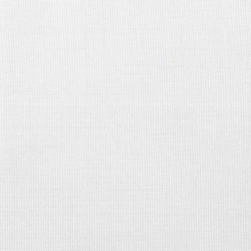 vidaXL Κουρτίνες Voile με βρόχους 2 τεμάχια Λευκό 140x140 cm