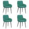 vidaXL &Kappa;&alpha;&rho;έ&kappa;&lambda;&epsilon;&sigmaf; &phi;&alpha;&gamma;&eta;&tau;&omicron;ύ 4 pcs &Beta;&epsilon;&lambda;&omicron;ύ&delta;&omicron; &Tau;&iota;&rho;&kappa;&omicron;&upsilon;ά&zeta; 57 x 50 x 85 &epsilon;&kappa;.